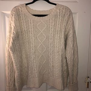 Cream Knit Sweater